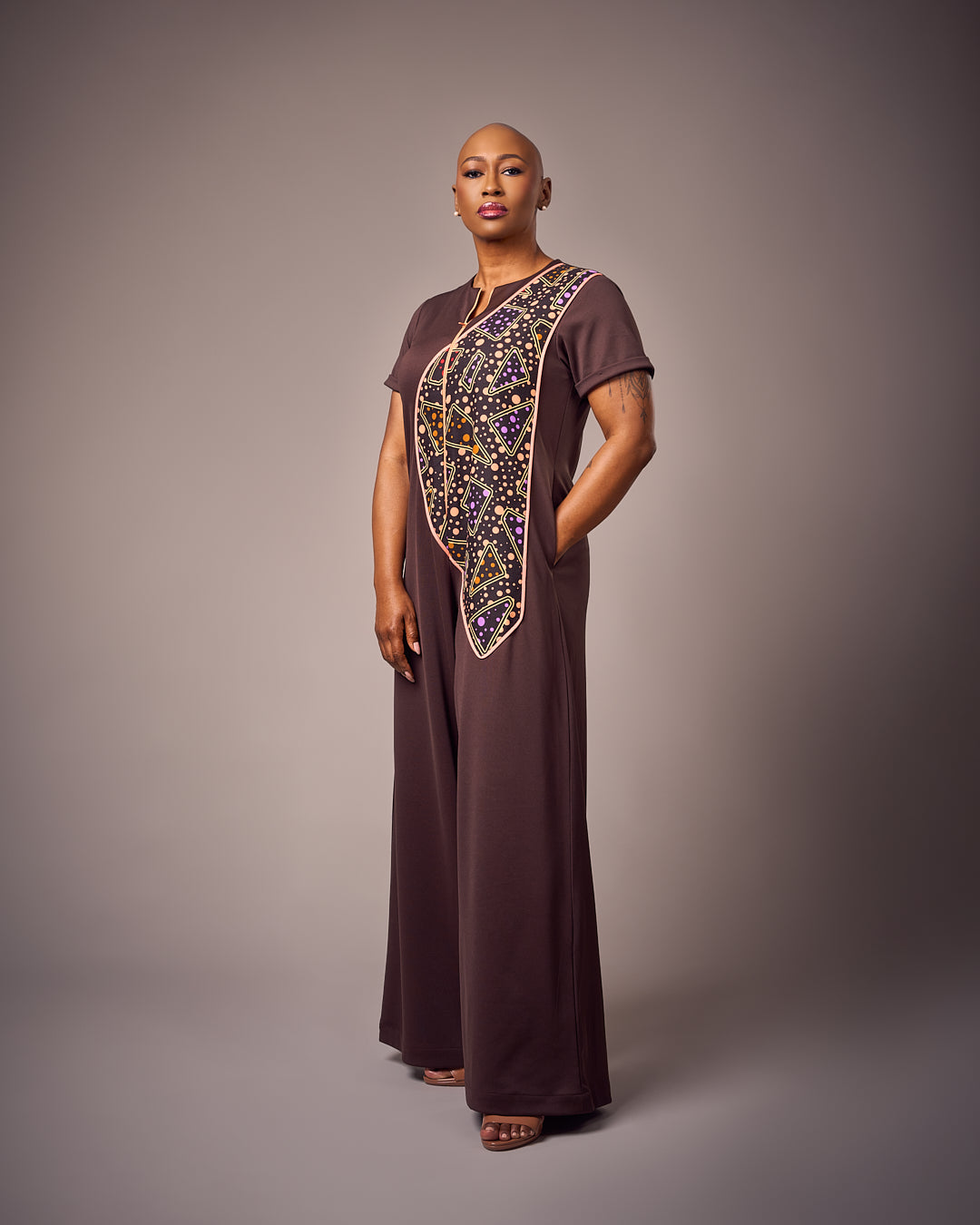 The Brown Nubai Jumpsuit - Prestigestylefashion