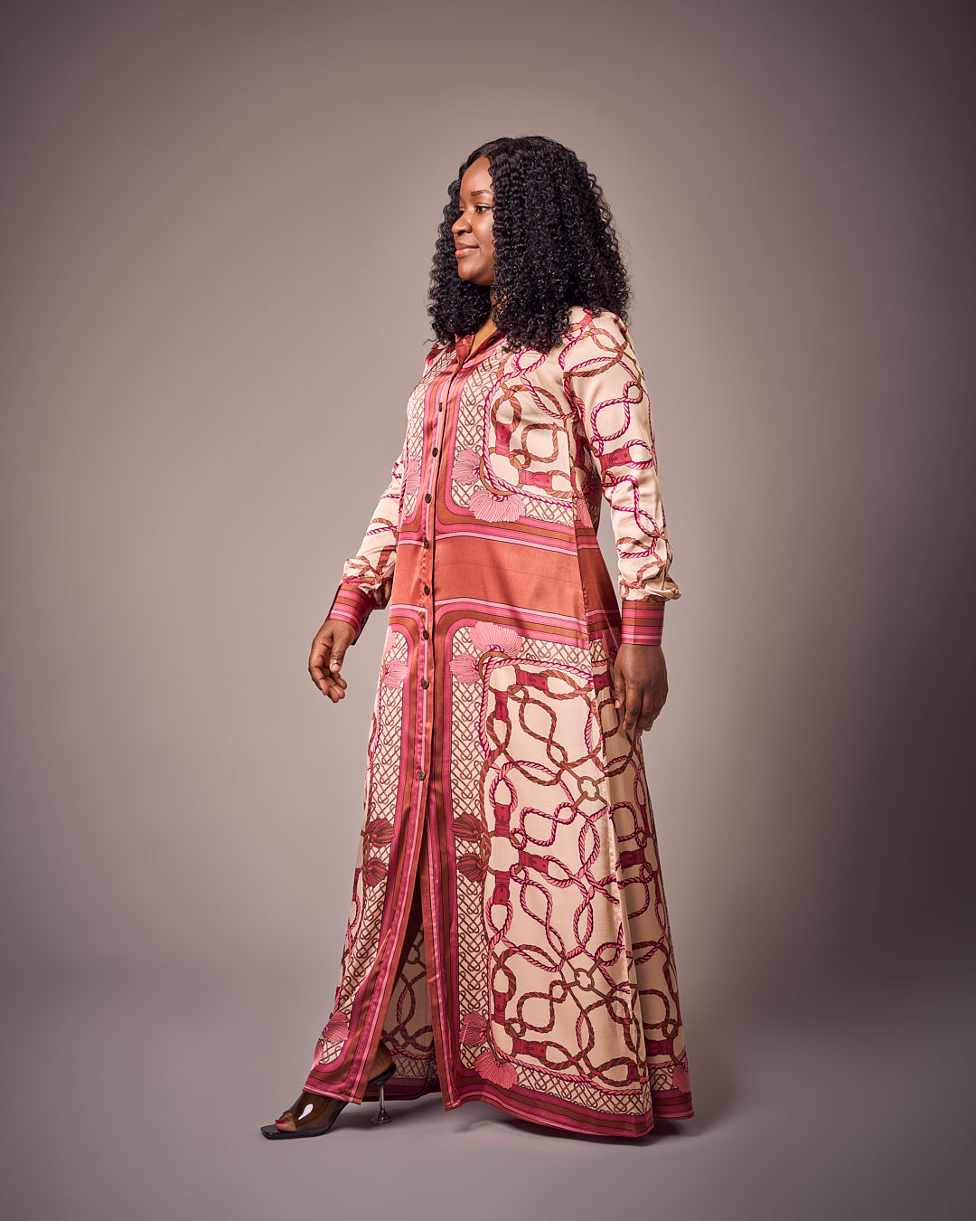 The Pink Serwa Dress - Prestigestylefashion