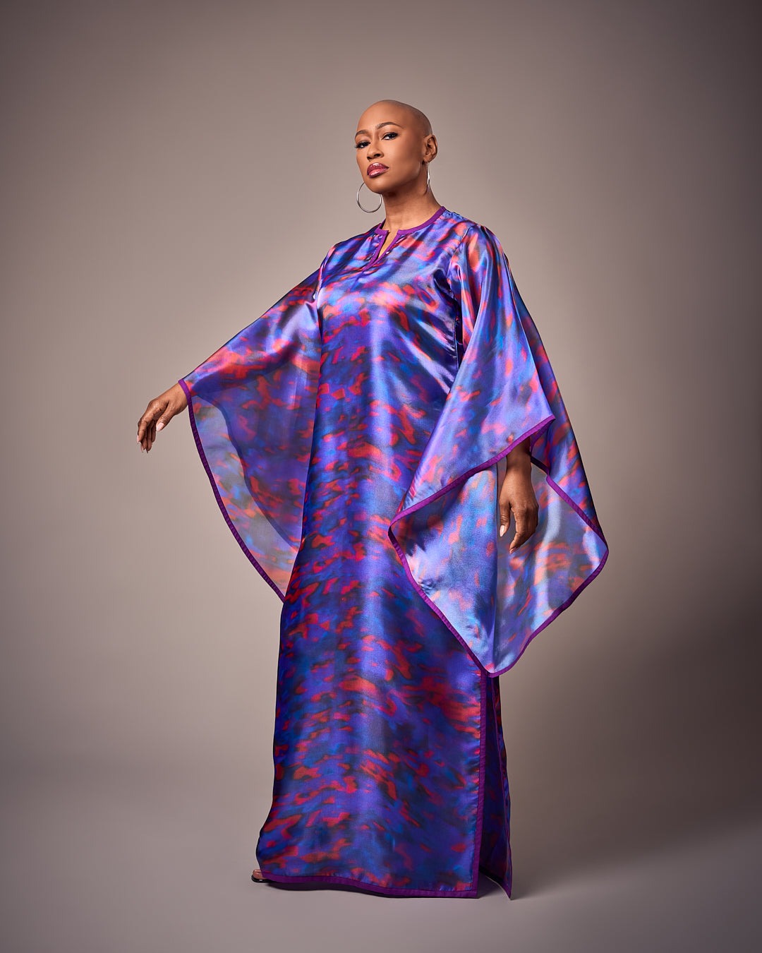 The Blue Lumi Kaftan - Prestigestylefashion