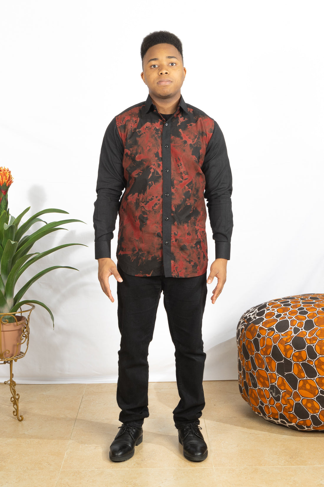 African Adire Linen Shirt - PSFSTORE™ - Prestigestylefashion