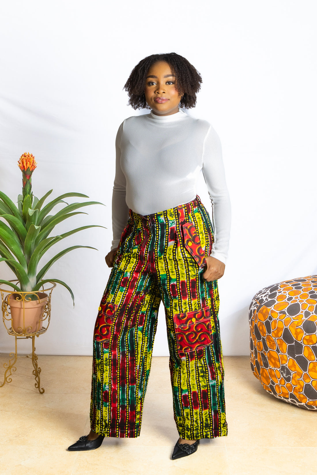 Ankara Fabric Cargo Pants - PSFSTORE™ - Prestigestylefashion