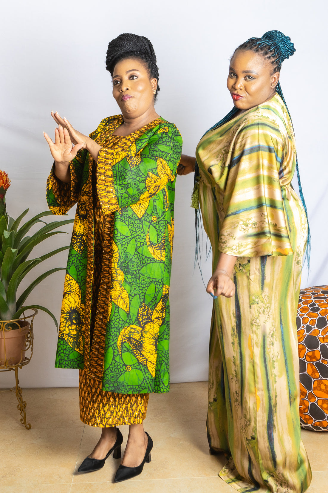 Ankara Dress & Midi Jacket Set - PSFSTORE™ - Prestigestylefashion