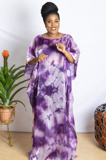 HAWA™ Organza Purple Kaftan - PSFSTORE™ - Prestigestylefashion