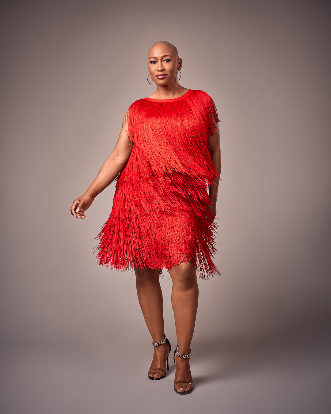 The Red Zuri Dress - Prestigestylefashion