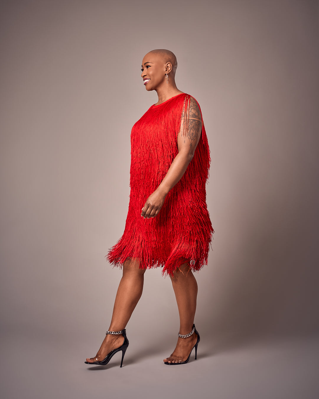 The Red Zuri Dress - Prestigestylefashion