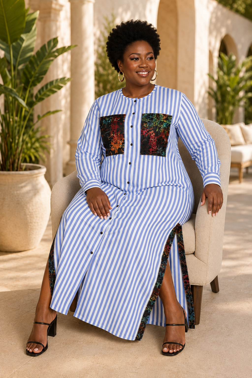 Toni Maxi Dress Blue