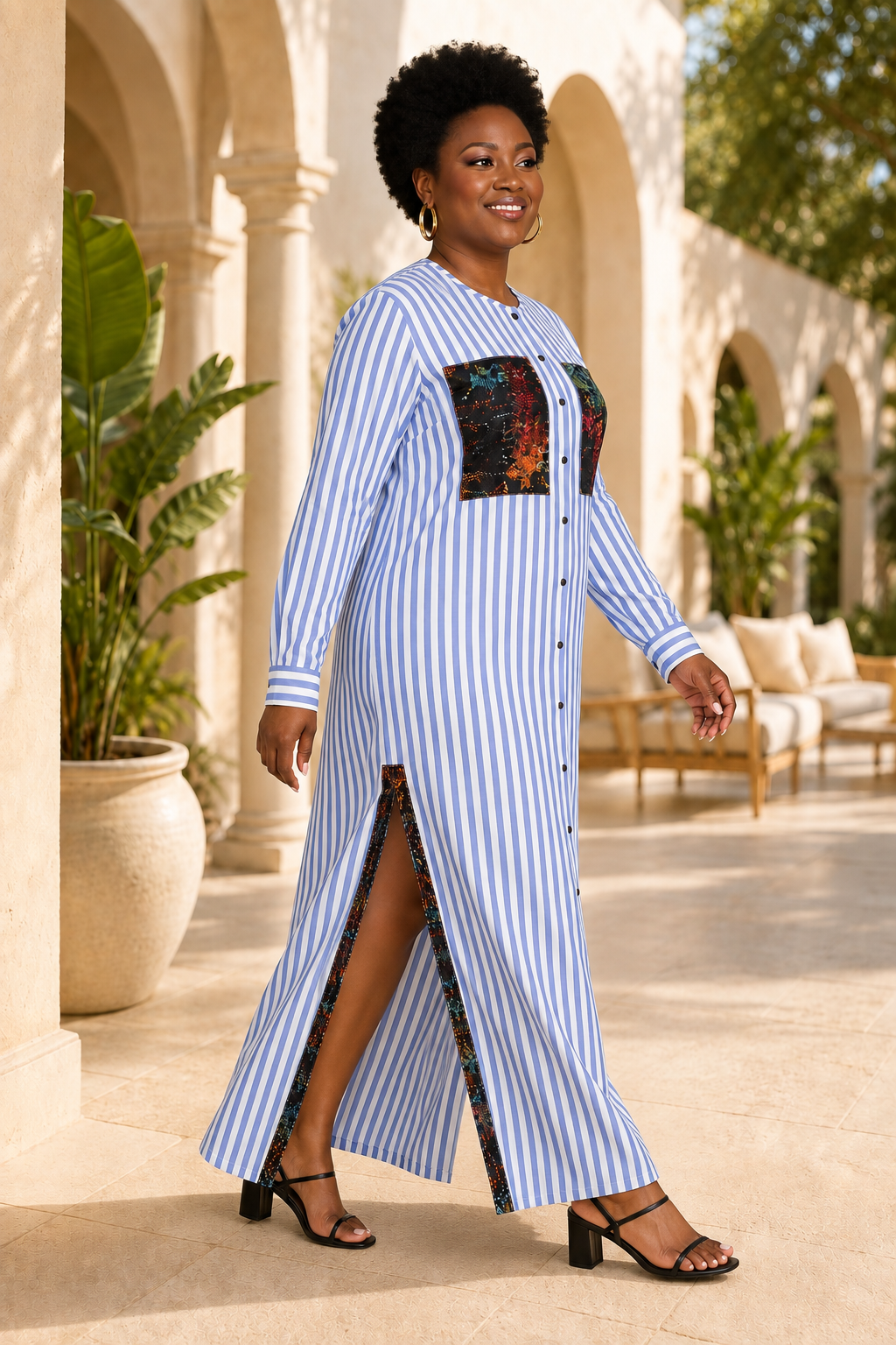 Toni Maxi Dress Blue