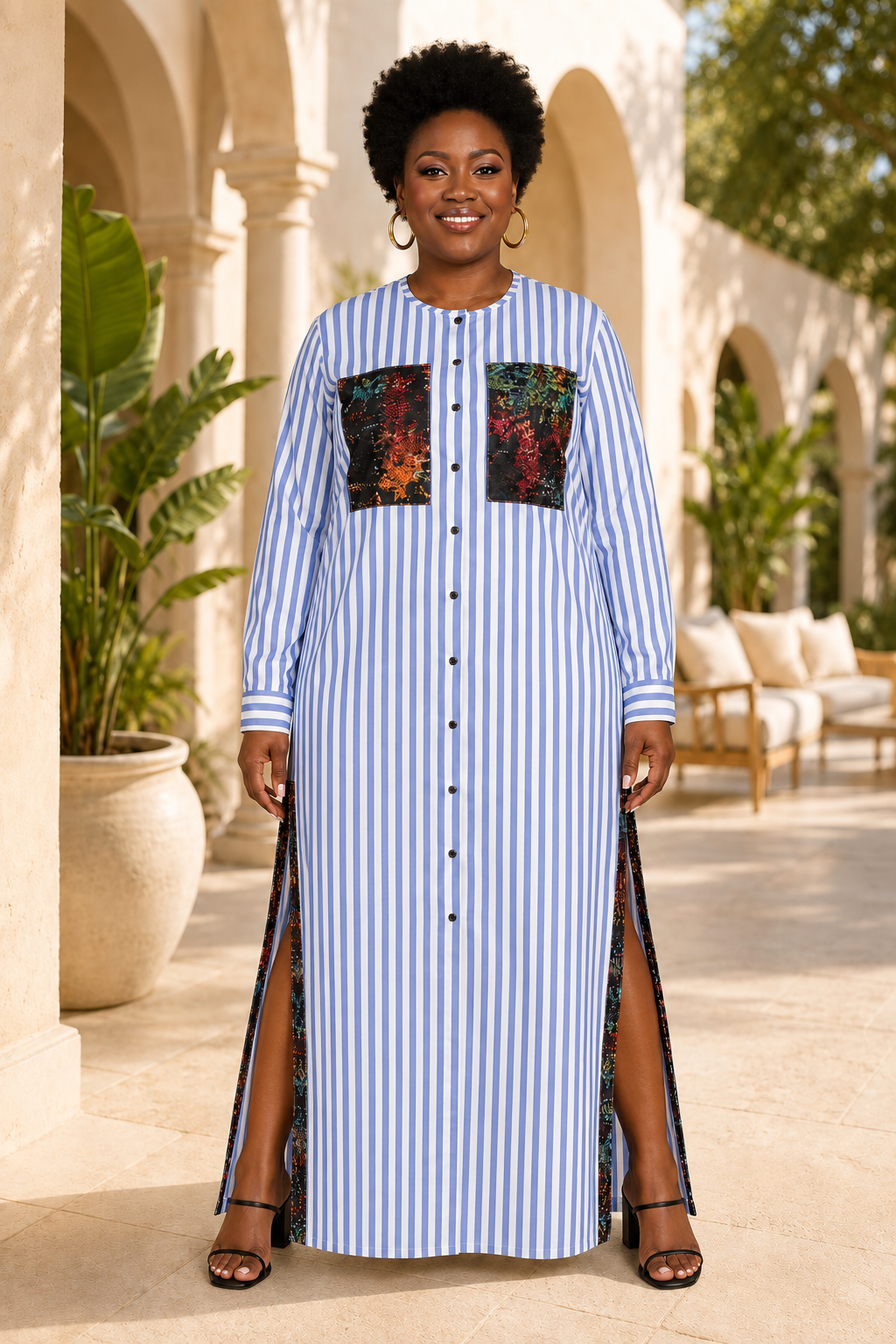 Toni Maxi Dress Blue