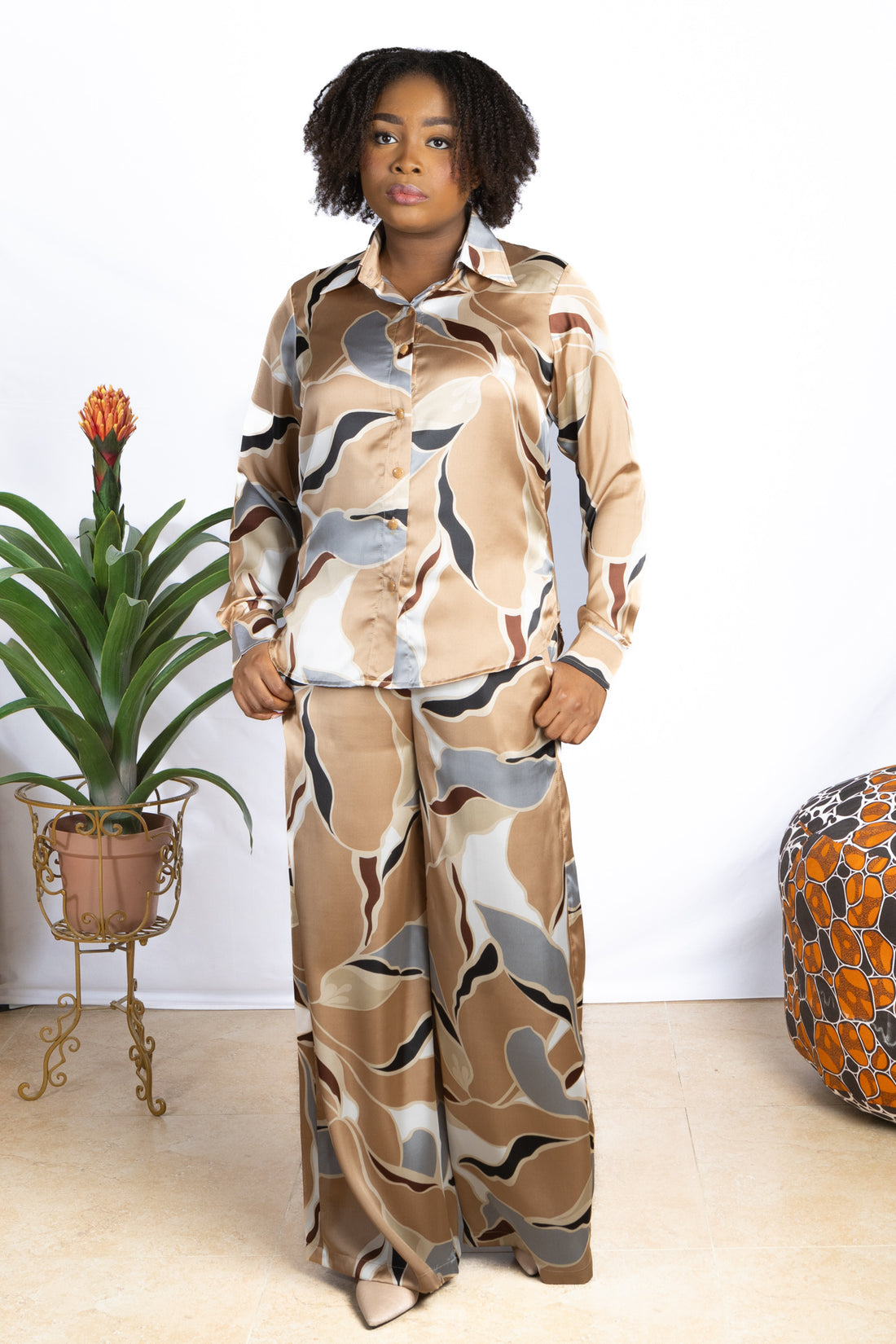 Silk Womens Shirt & Pants - PSFSTORE™ - Prestigestylefashion