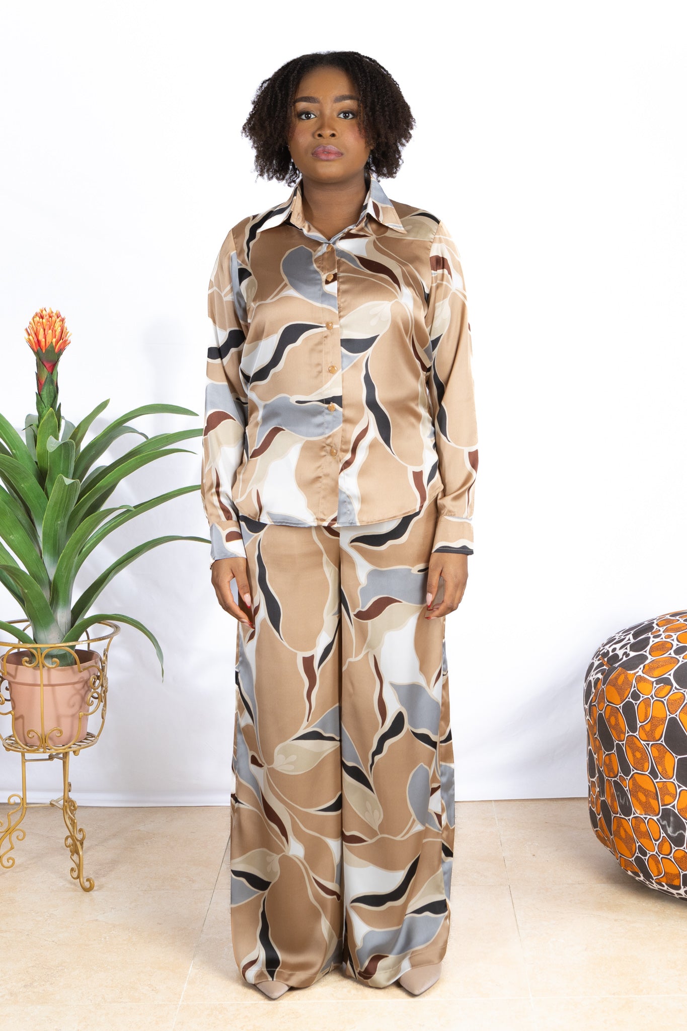 Silk Womens Shirt & Pants - PSFSTORE™ - Prestigestylefashion