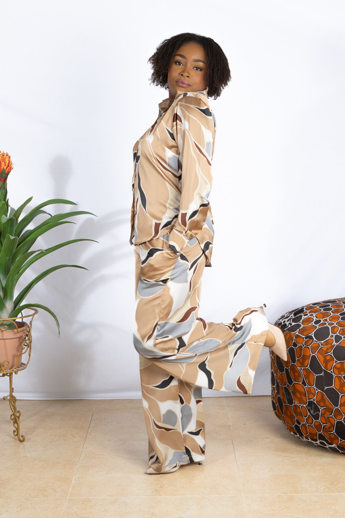 Silk Womens Shirt & Pants - PSFSTORE™ - Prestigestylefashion