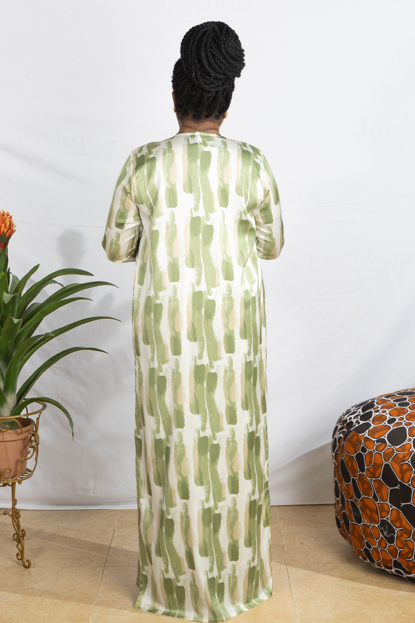 Nigerian Green Kimono - PSFSTORE™