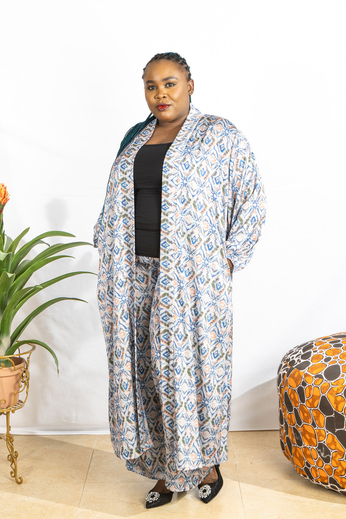 Nigerian White Kimono - PSFSTORE™ - Prestigestylefashion