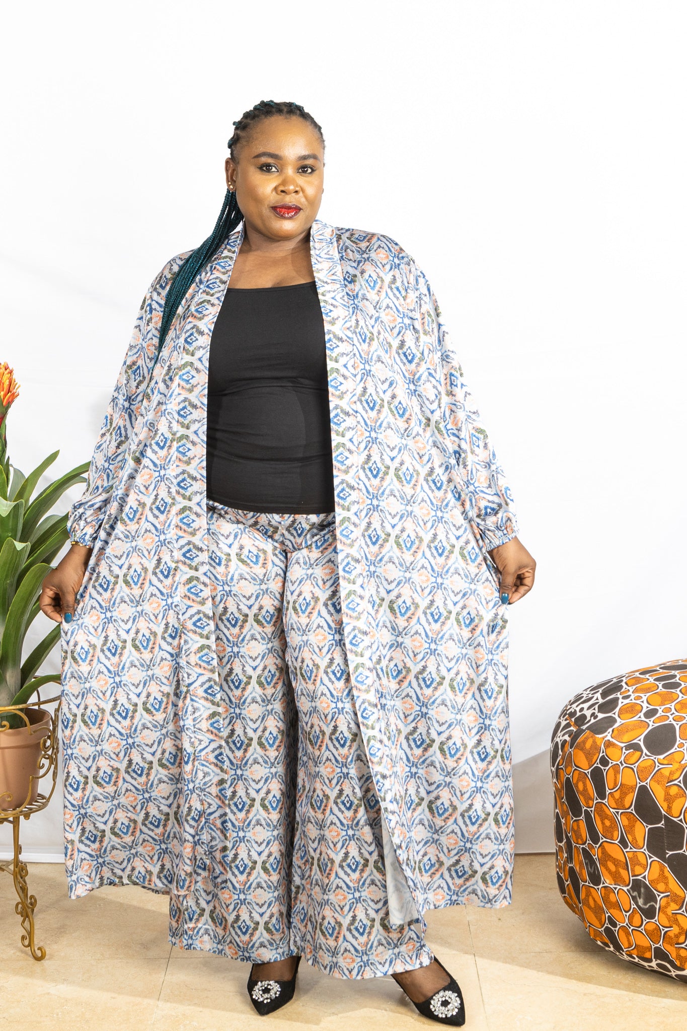 Nigerian White Kimono - PSFSTORE™