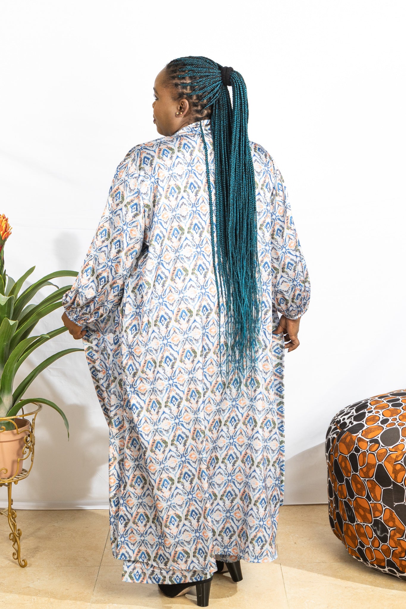 Nigerian White Kimono - PSFSTORE™