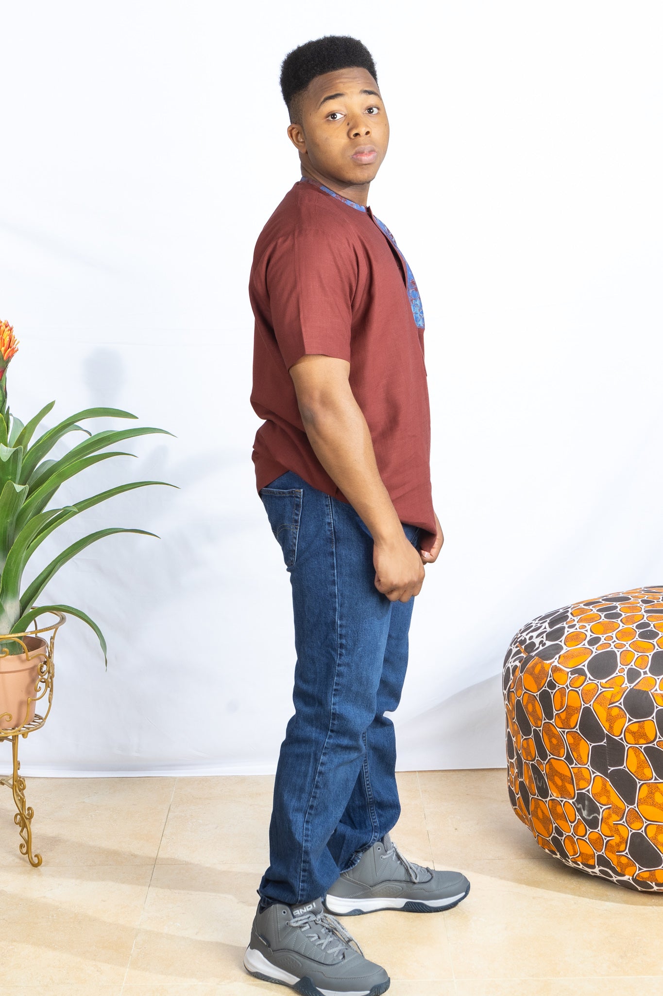 African Adire Mens Shirt - PSFSTORE™ - Prestigestylefashion