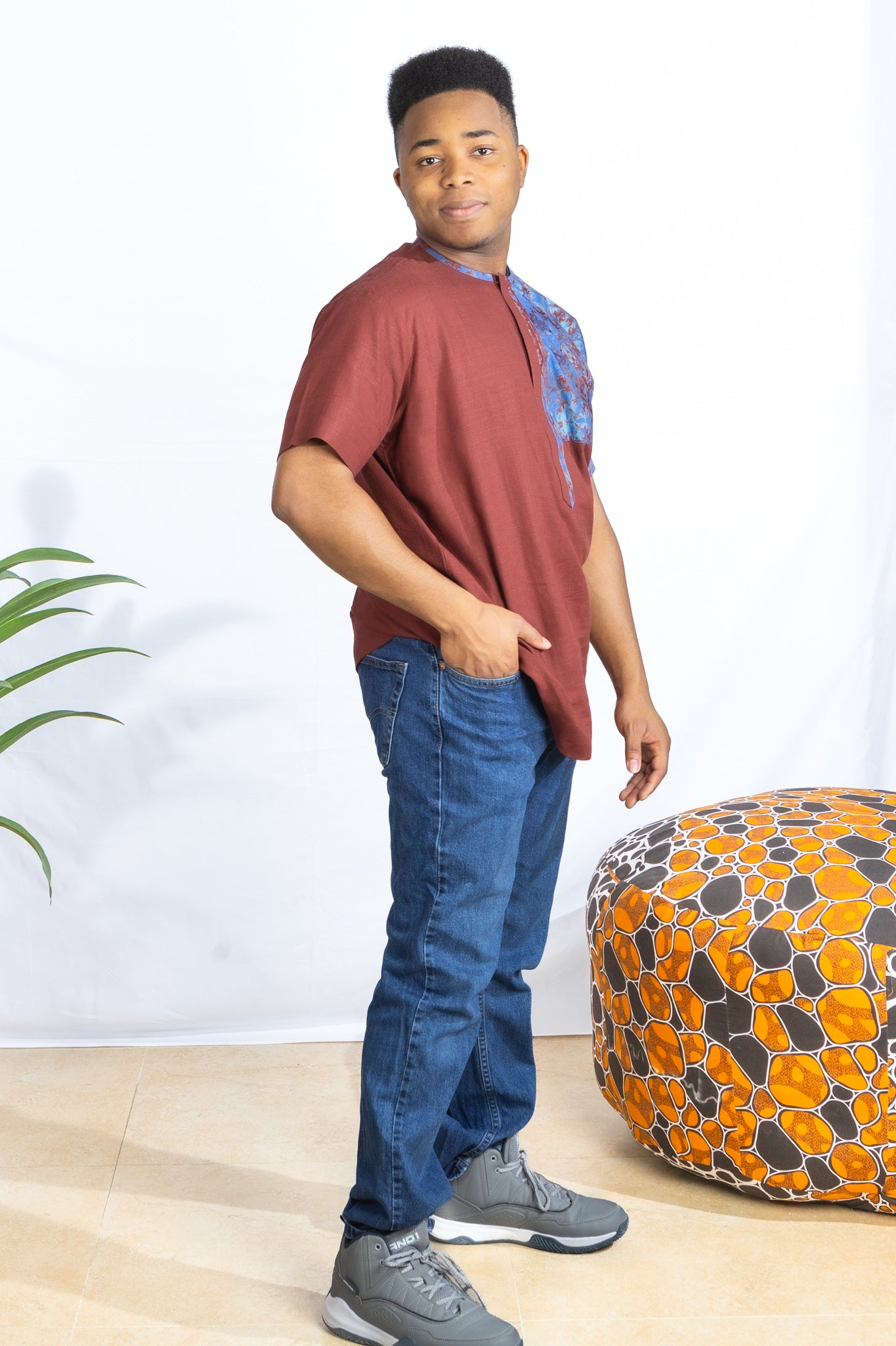 African Adire Mens Shirt - PSFSTORE™ - Prestigestylefashion