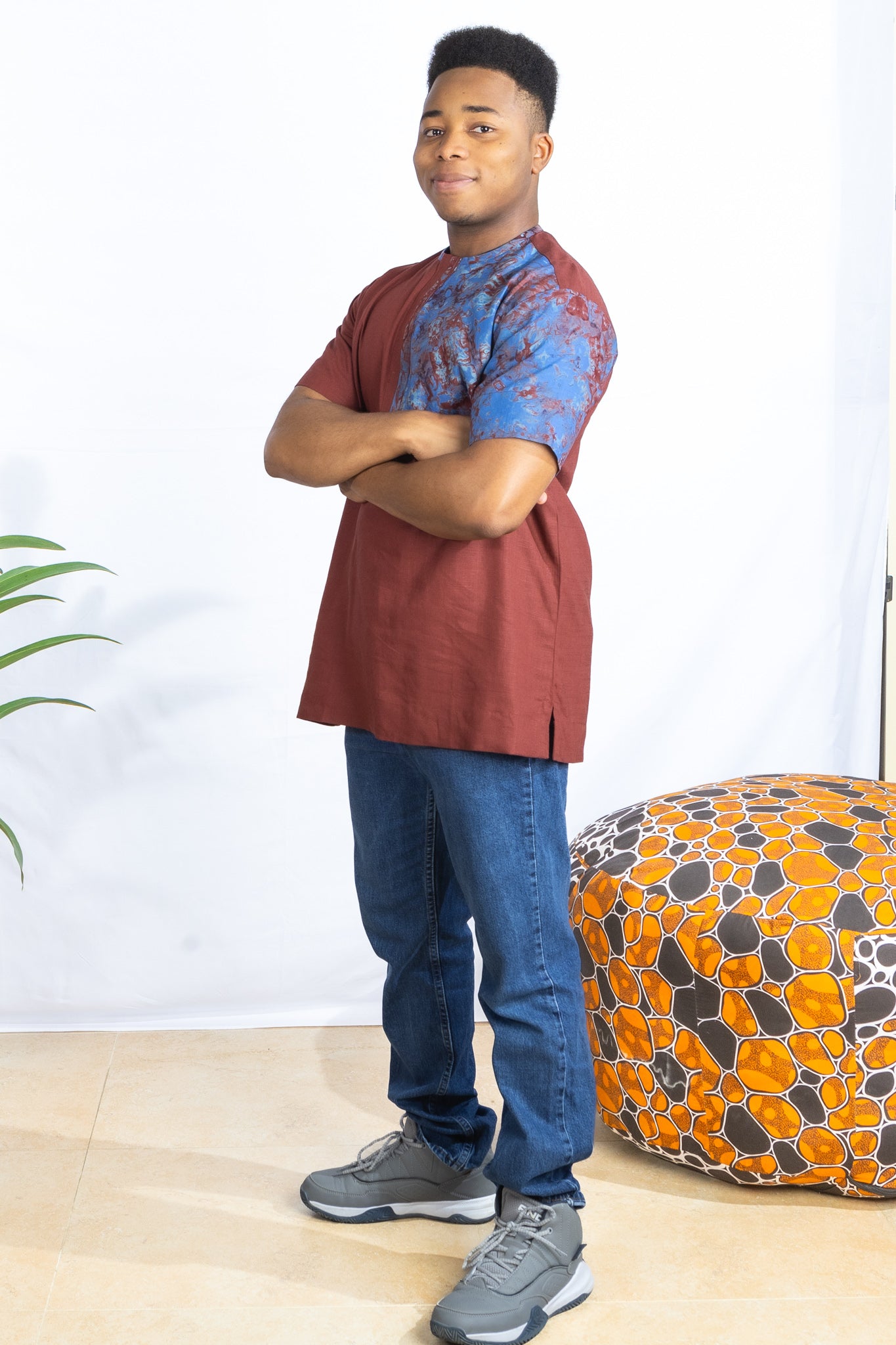 African Adire Mens Shirt - PSFSTORE™ - Prestigestylefashion