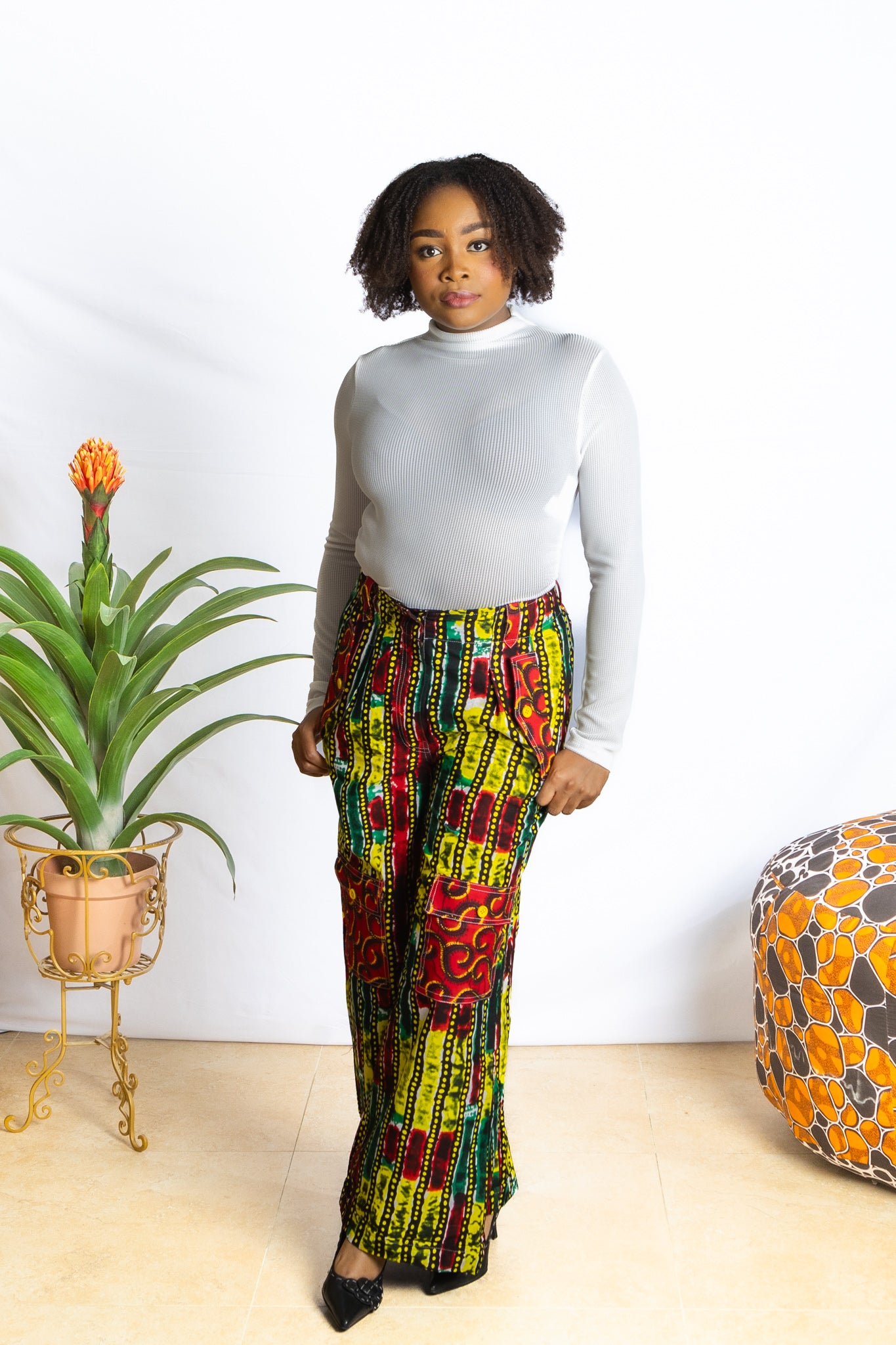 Ankara Fabric Cargo Pants - PSFSTORE™ - Prestigestylefashion