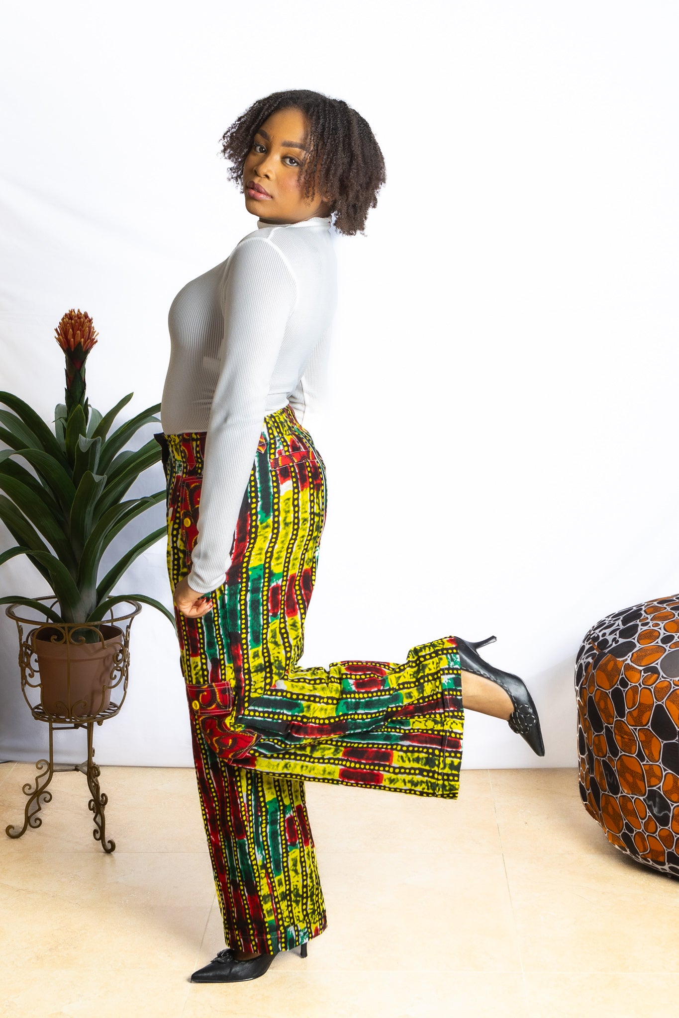 Ankara Fabric Cargo Pants - PSFSTORE™ - Prestigestylefashion