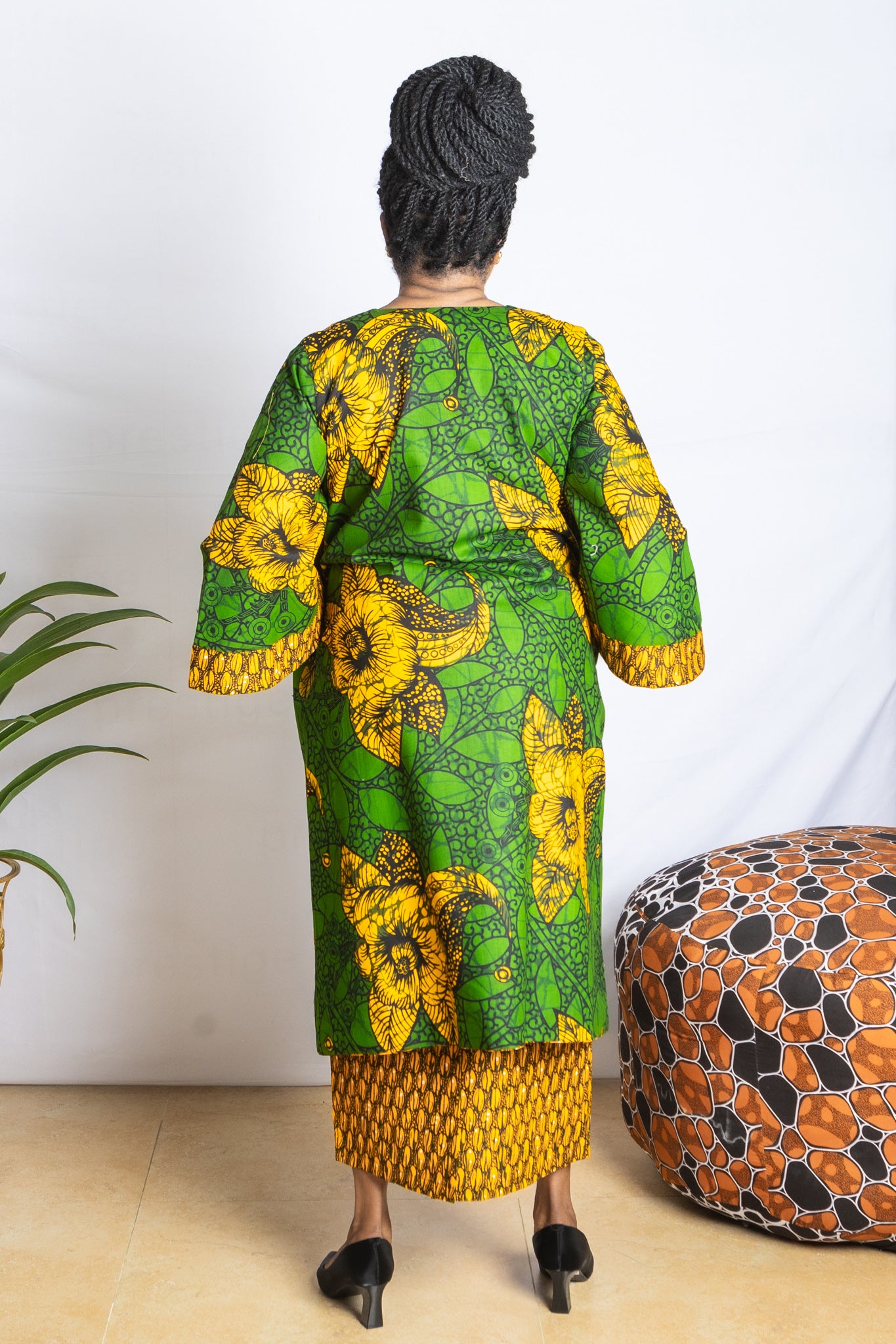 Ankara Dress & Midi Jacket Set - PSFSTORE™