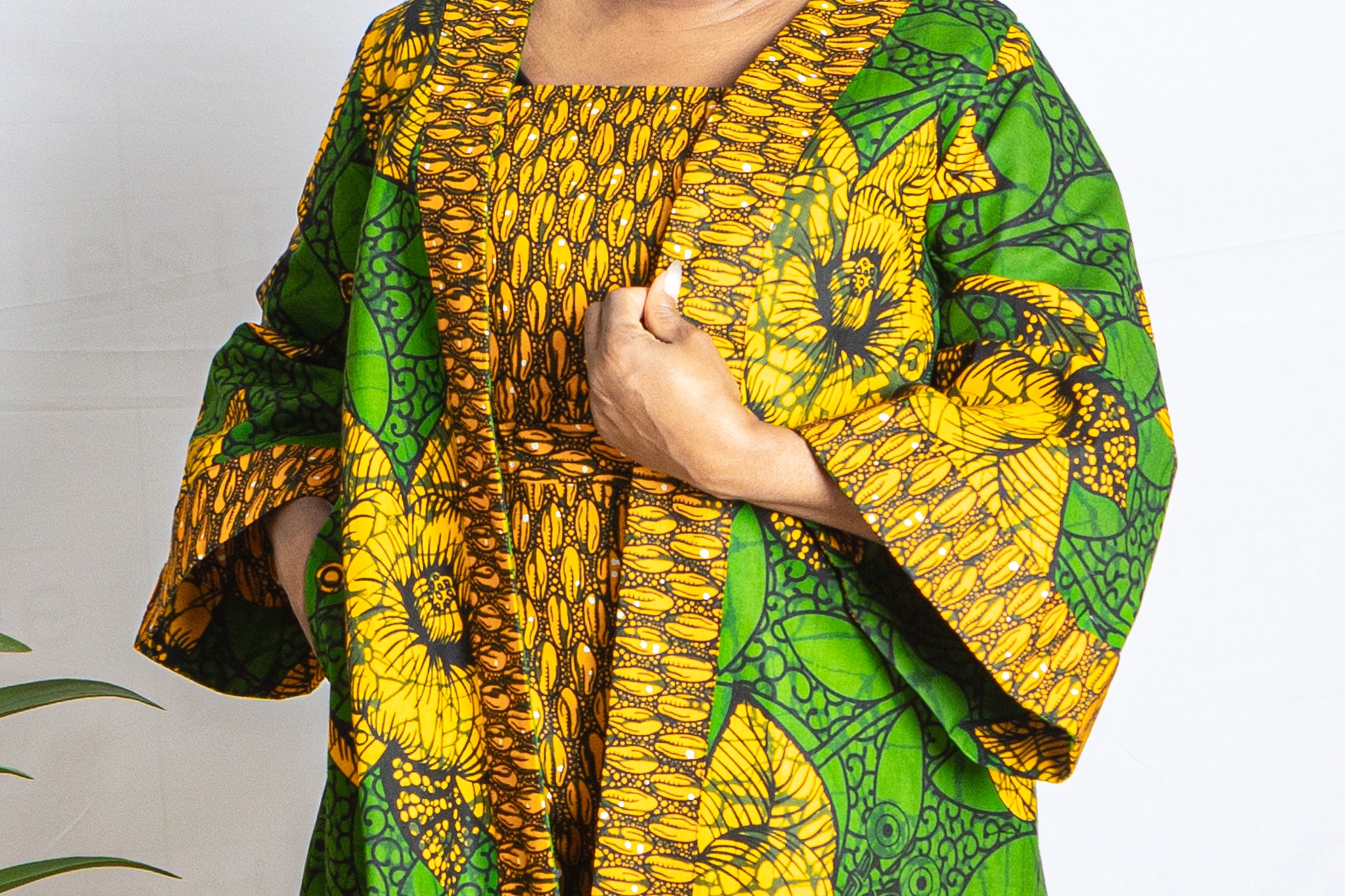 Ankara Dress & Midi Jacket Set - PSFSTORE™