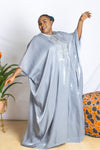 HAWA™ Organza Silver Kaftan - PSFSTORE™