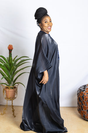 HAWA™ Organza Black Kaftan  - PSFSTORE™