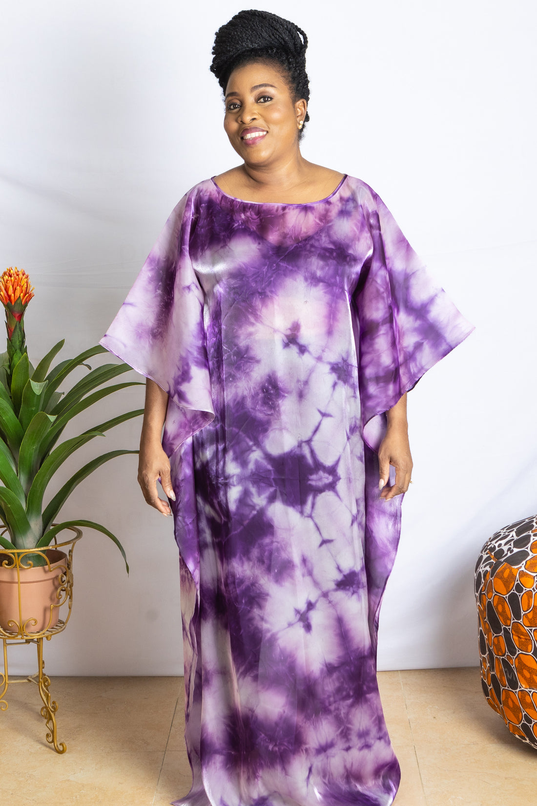 HAWA™ Organza Purple Kaftan - PSFSTORE™ - Prestigestylefashion