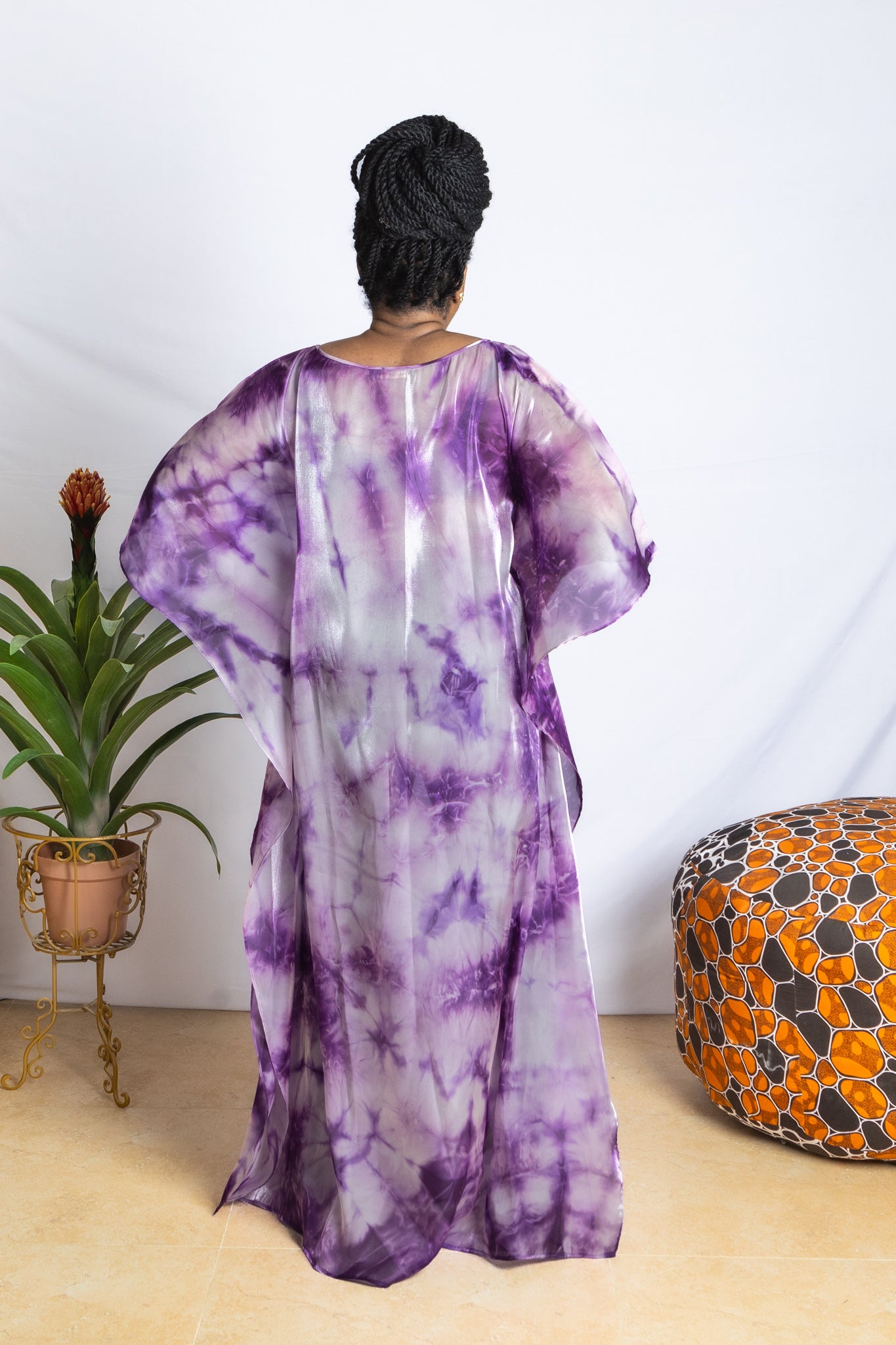 HAWA™ Organza Purple Kaftan - PSFSTORE™ - Prestigestylefashion