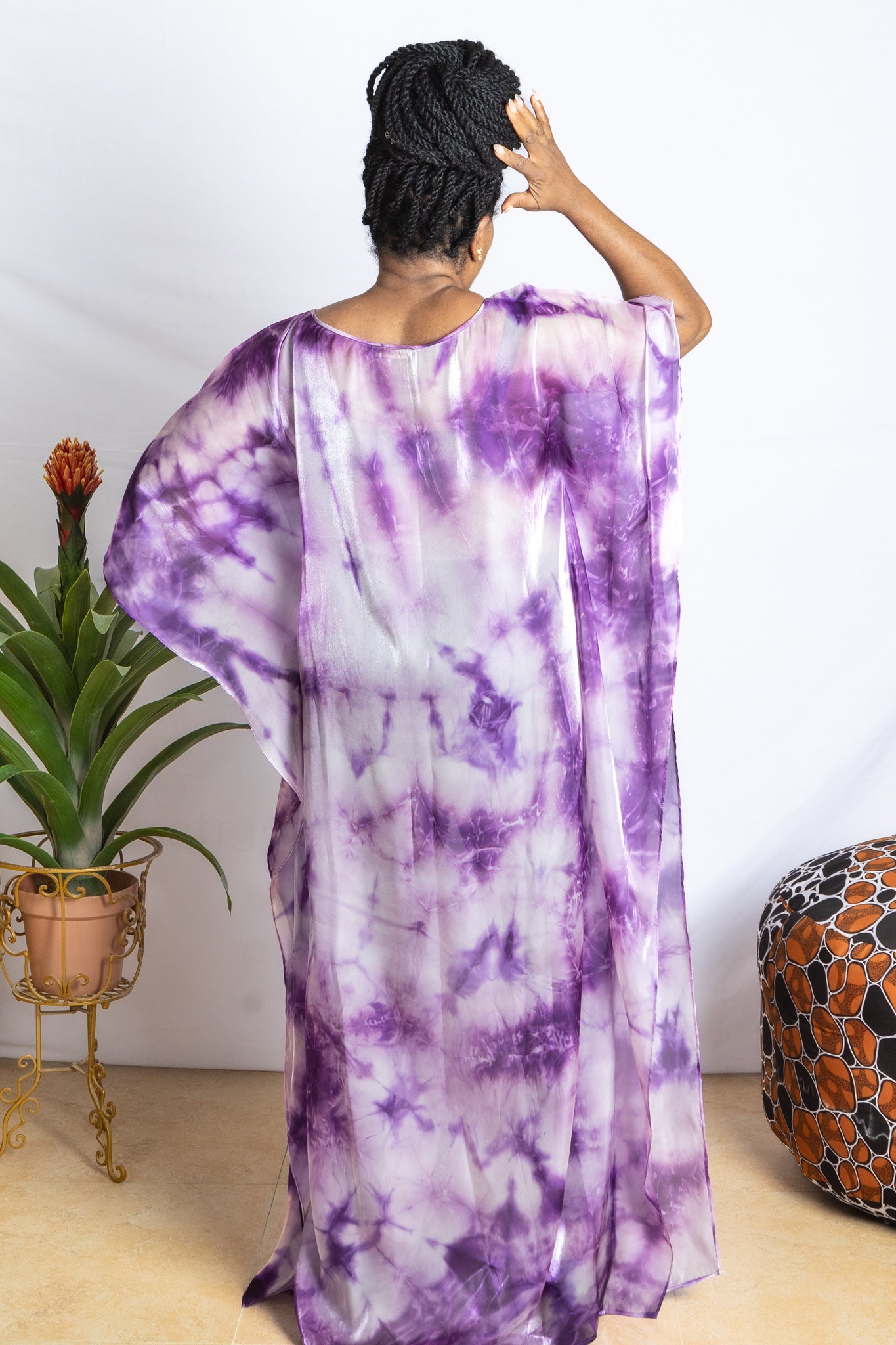 HAWA™ Organza Purple Kaftan - PSFSTORE™ - Prestigestylefashion