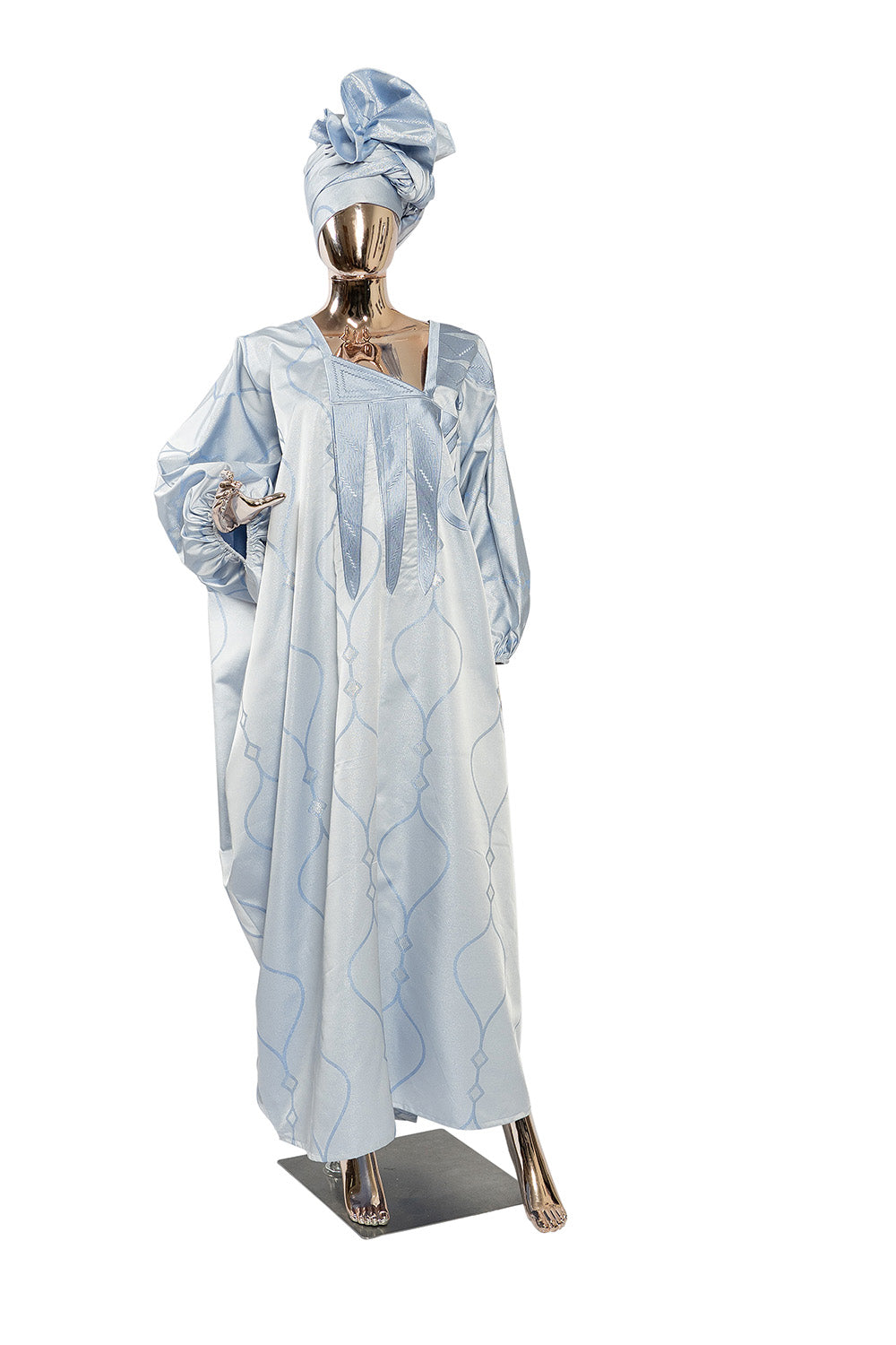 SIAKA™ Kaftan Maxi Dress | Blueish