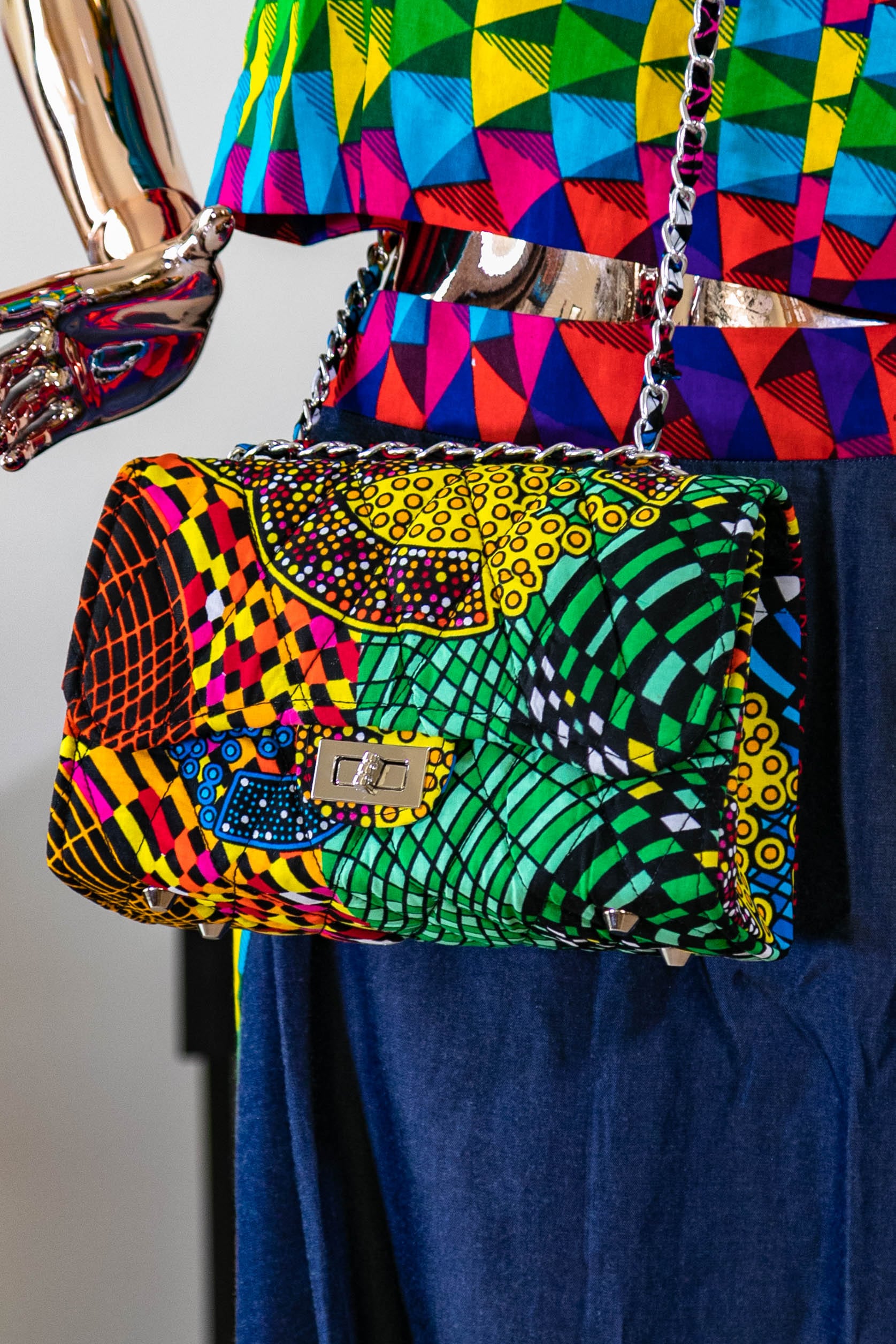 Kylie™ African Print Bag