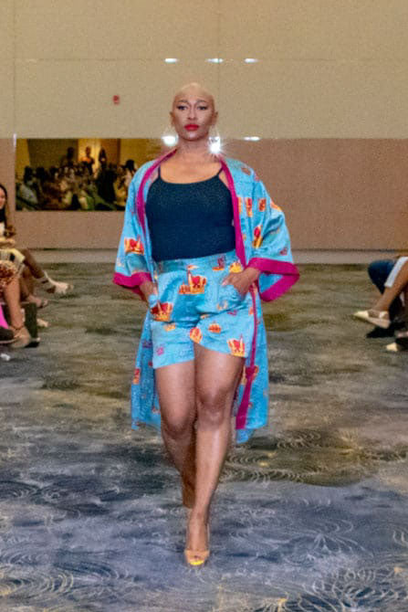 Angelica™ Wild Kimono and Shorts