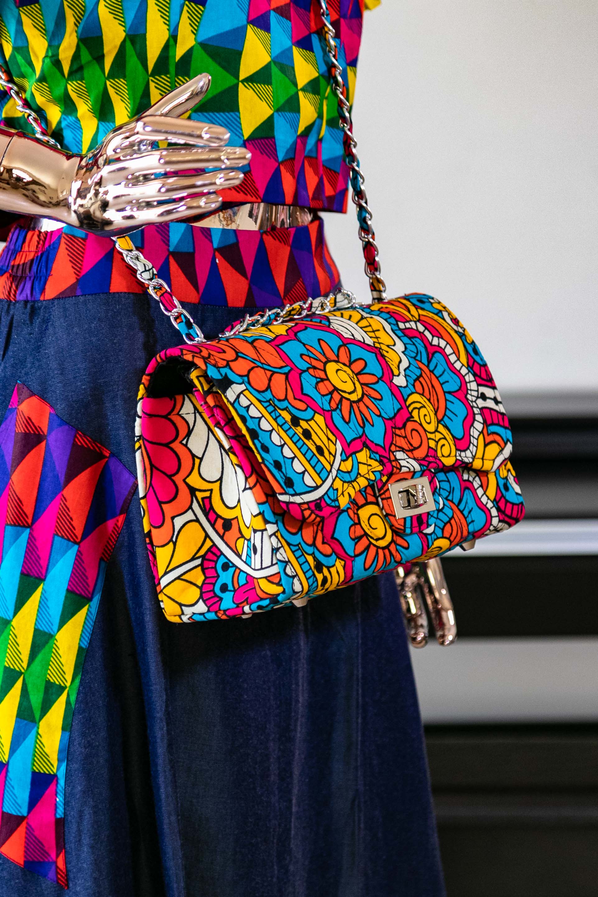 Kylie™ African Print Bag