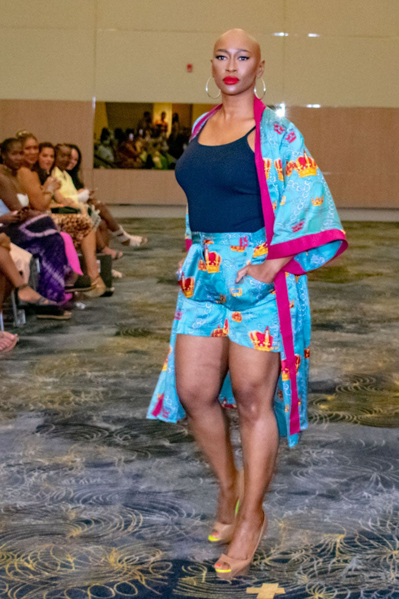 Angelica™ Wild Kimono and Shorts