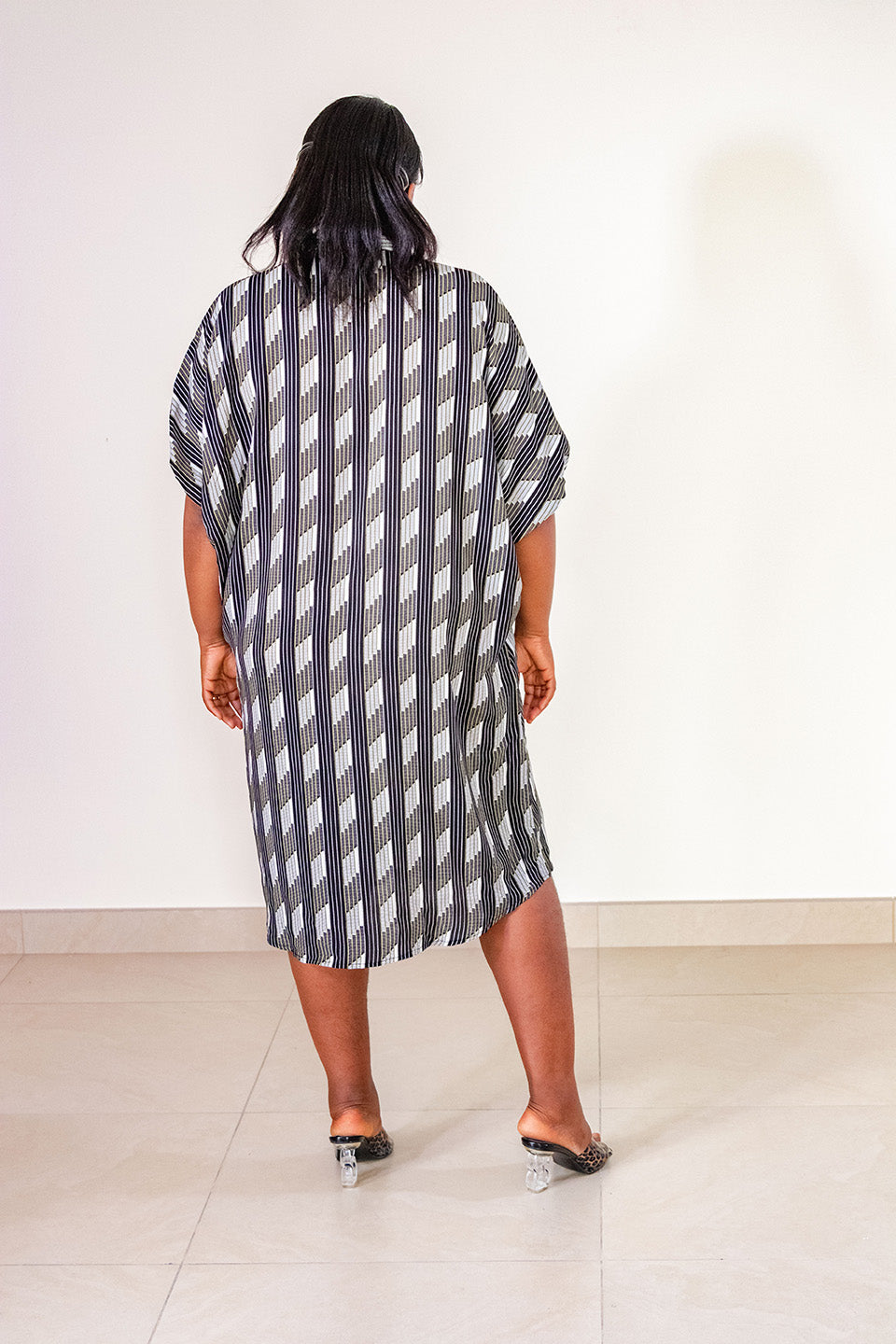 Alipa™ Shirt Dress | Kaftan & Silk