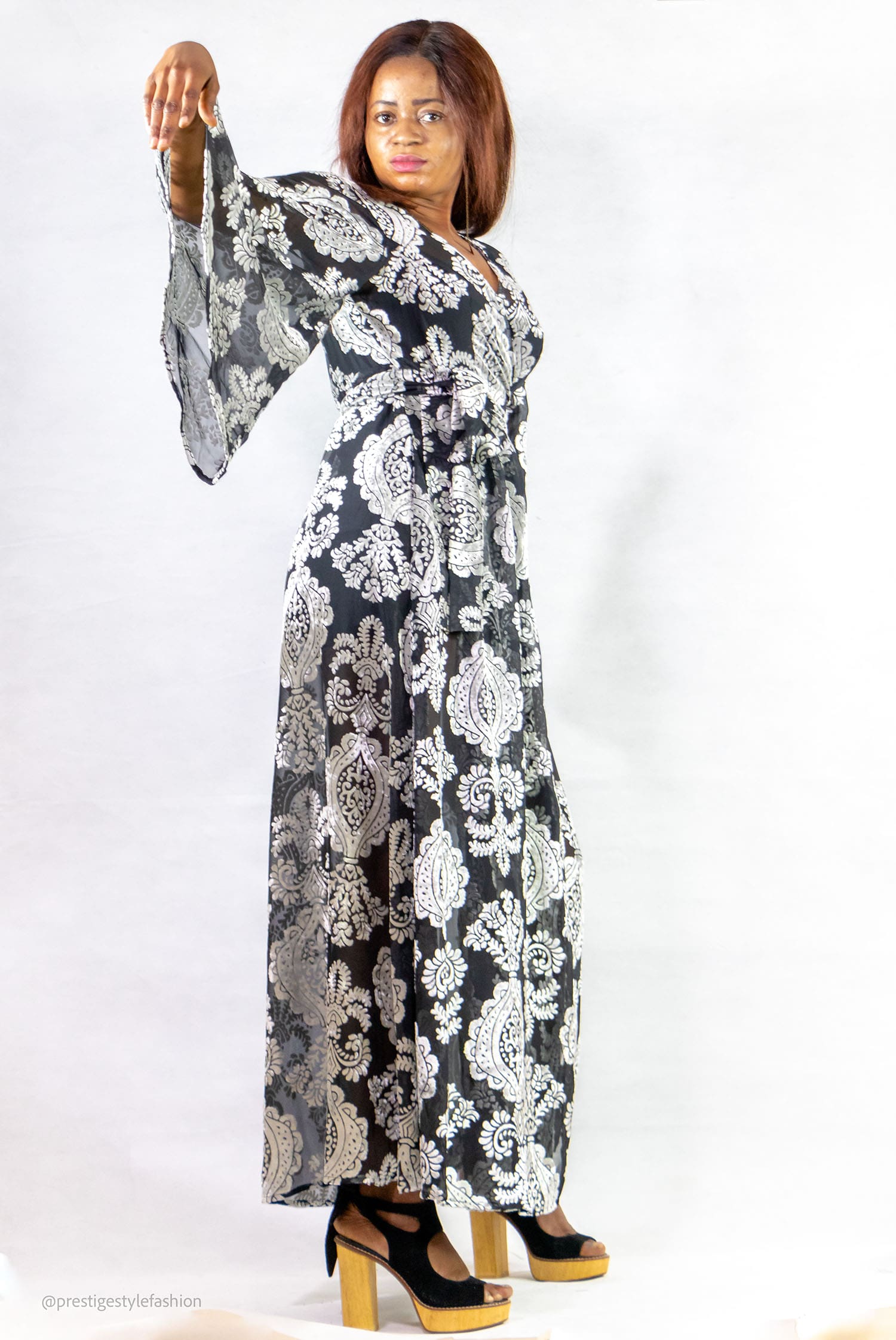 Amabelle™ Chiffon Wrap Maxi Dress