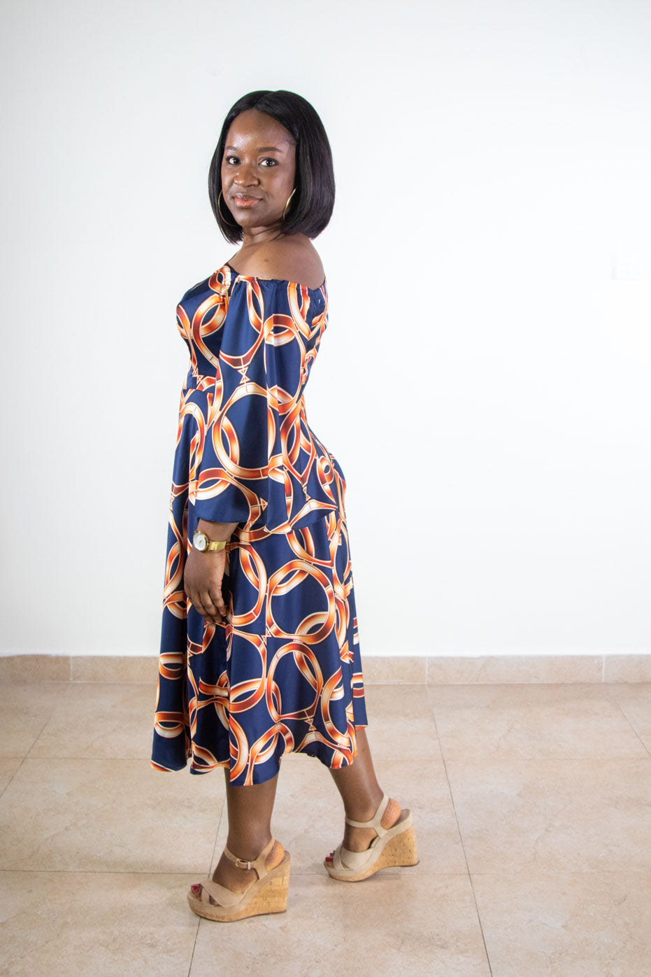 Janelle™ Midi Silk Dress