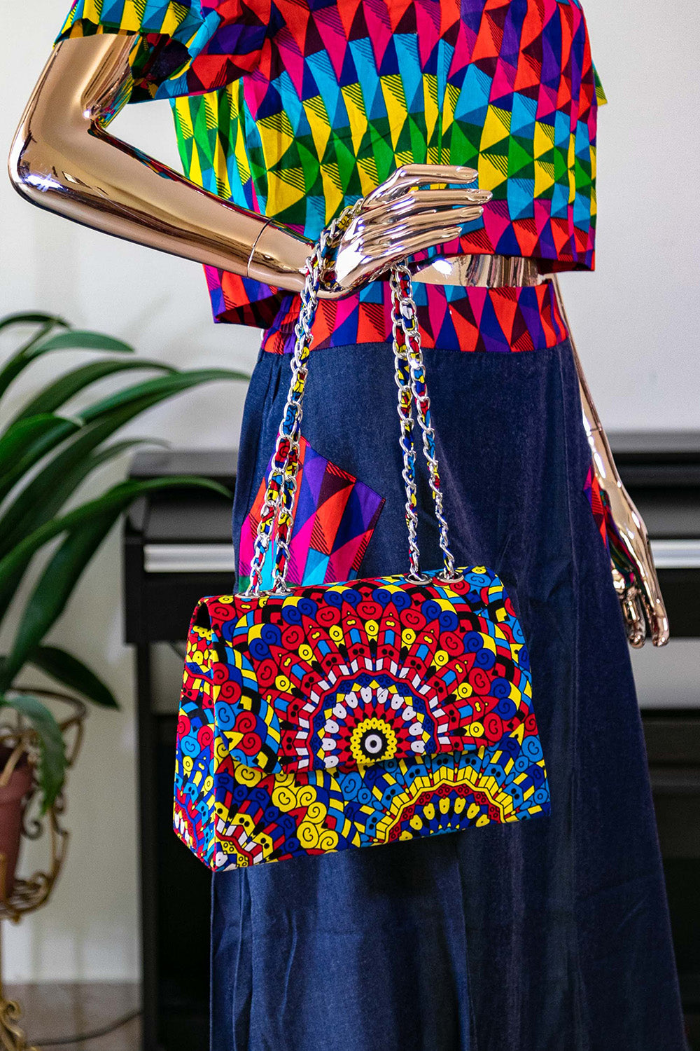 Kylie™ African Print Bag