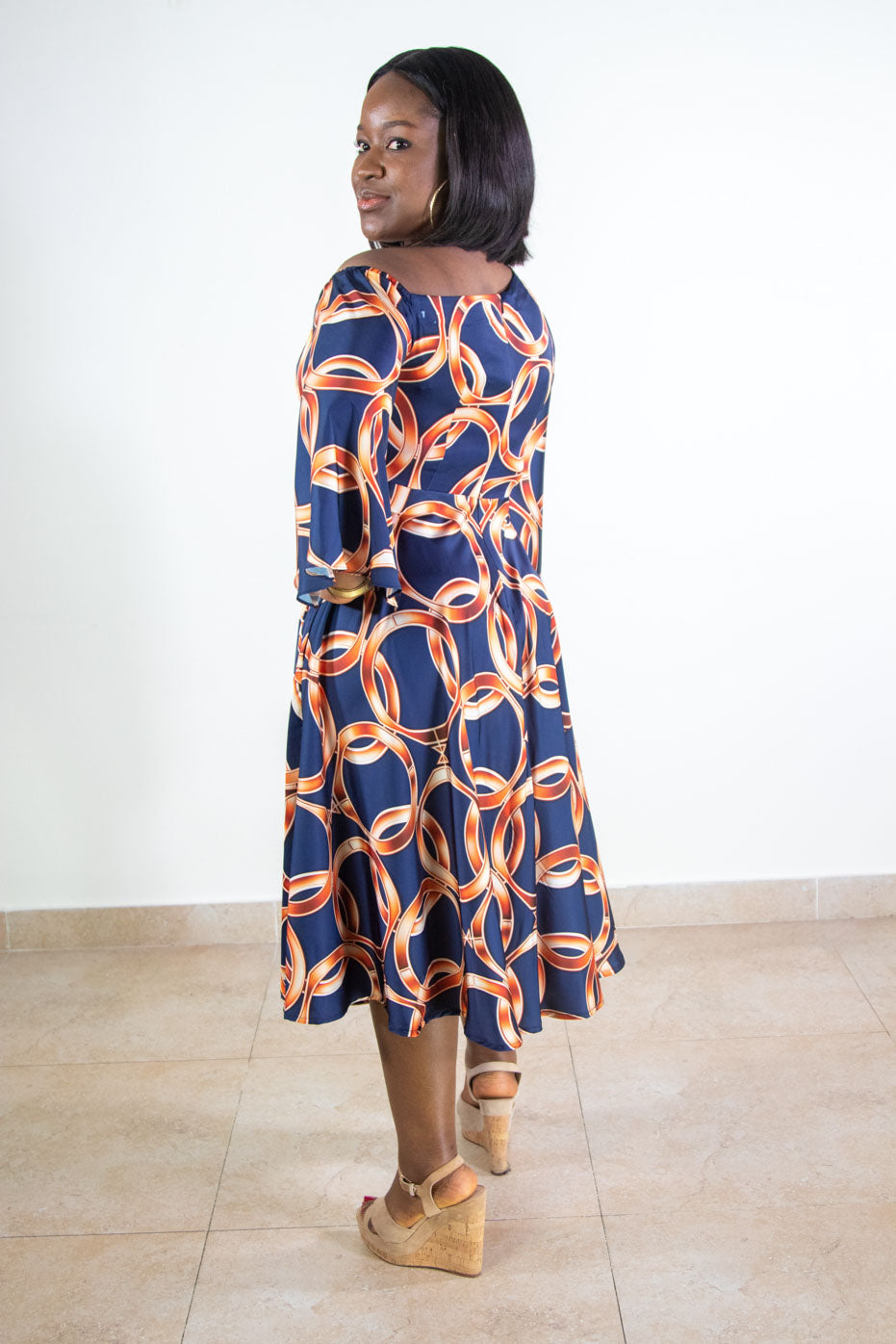 Janelle™ Midi Silk Dress