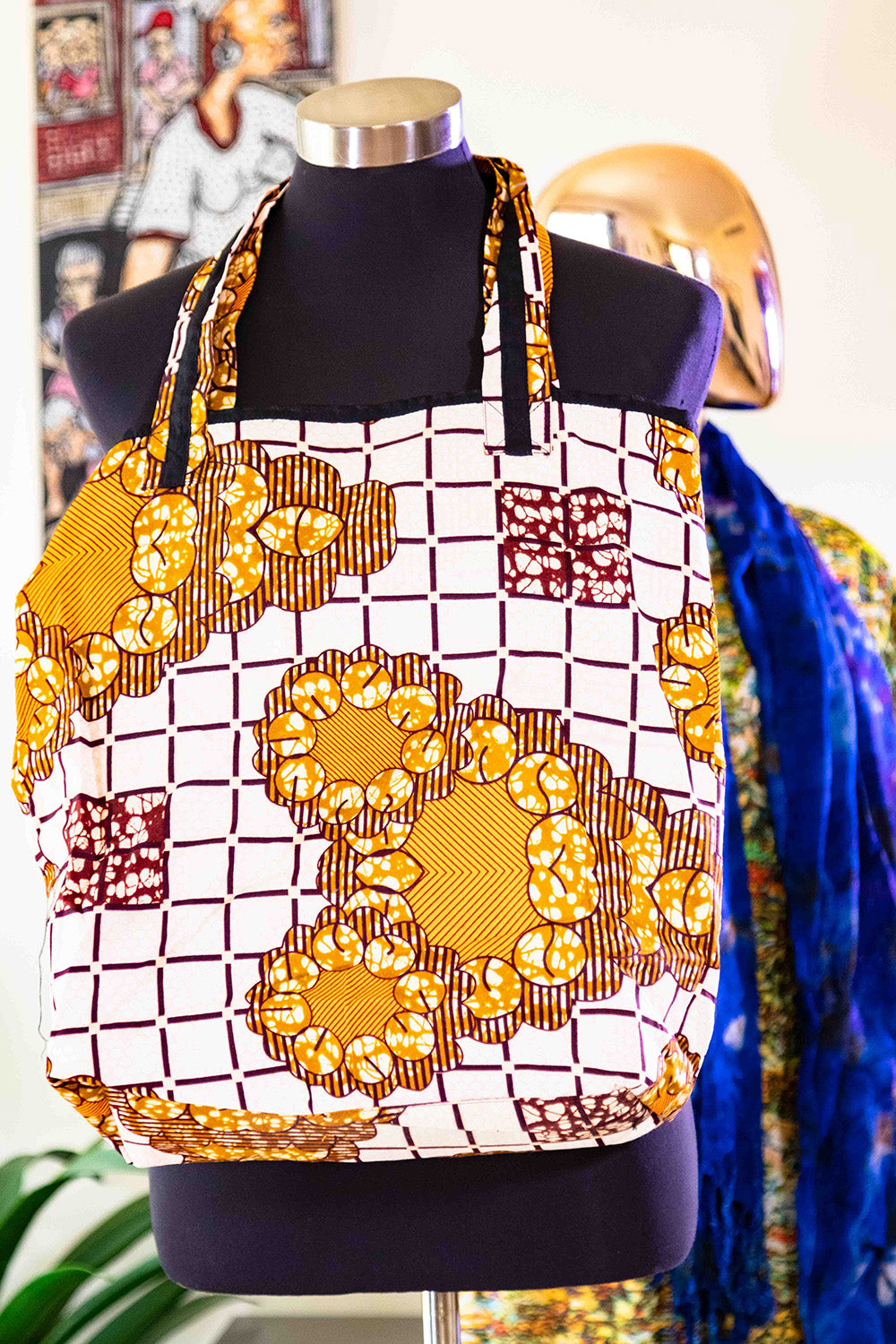 Prestige Ankara African Print Shopping Tote Bag