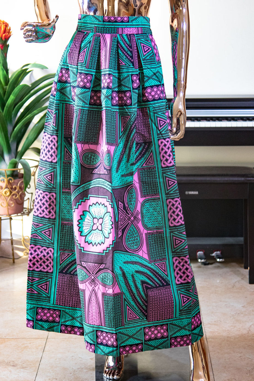 LaBelle™ African Fashion Print Maxi Skirt