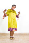 Victoria™ Ankara Silk Midi Dress