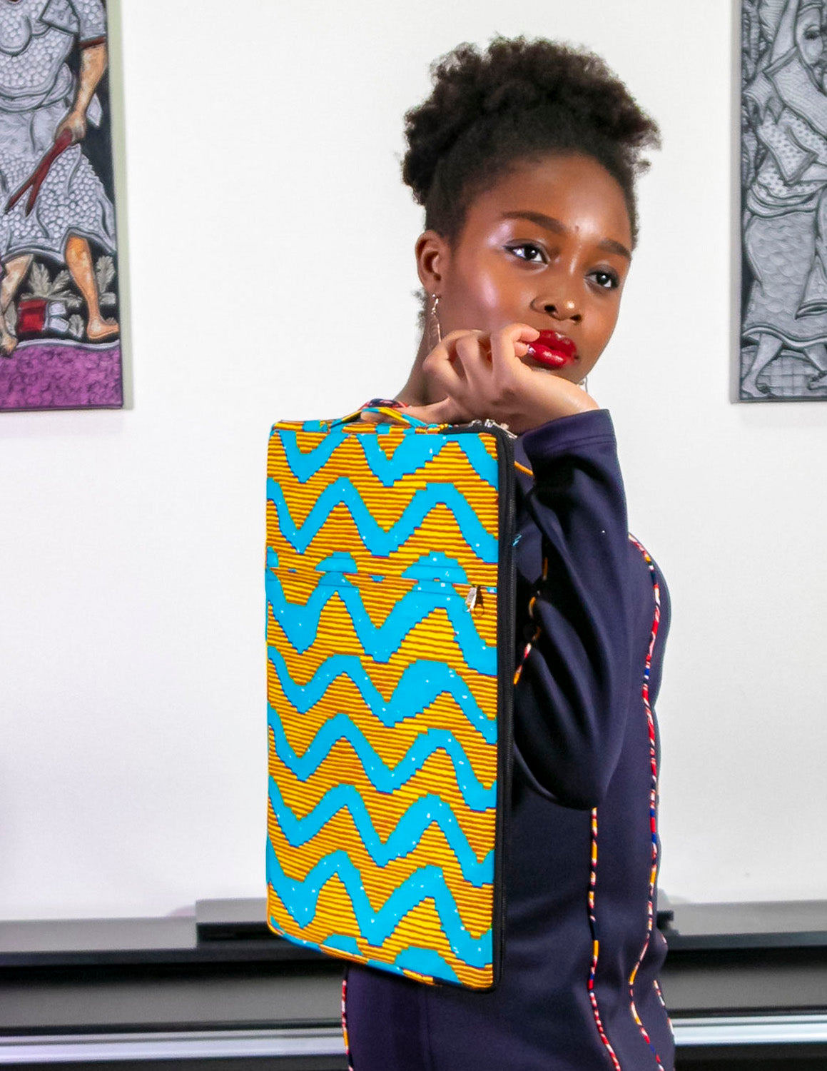 Bambie™ African Print Laptop Bag