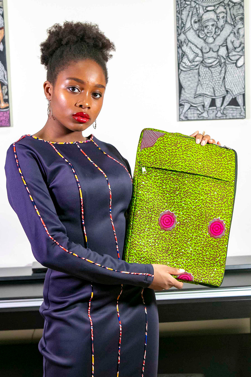 Bambie™ African Print Laptop Bag