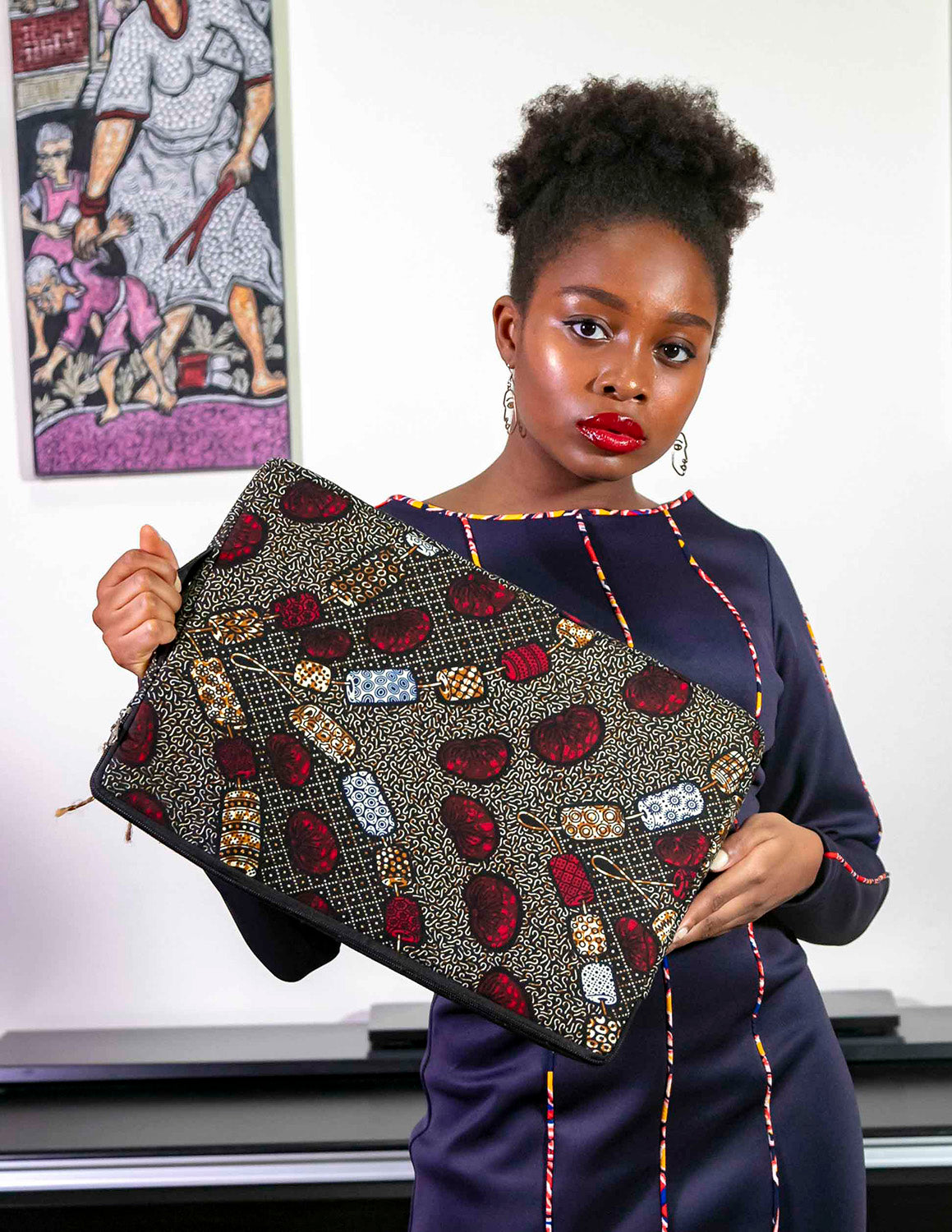 Bambie™ African Print Laptop Bag