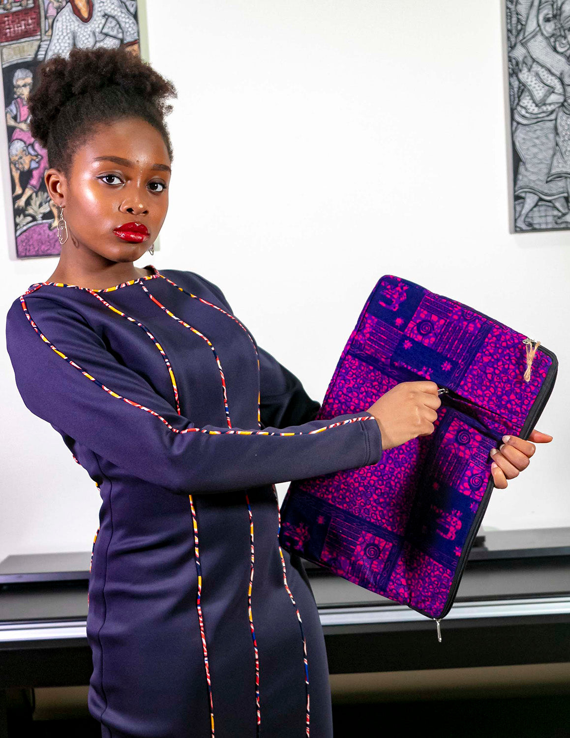 Bambie™ African Print Laptop Bag