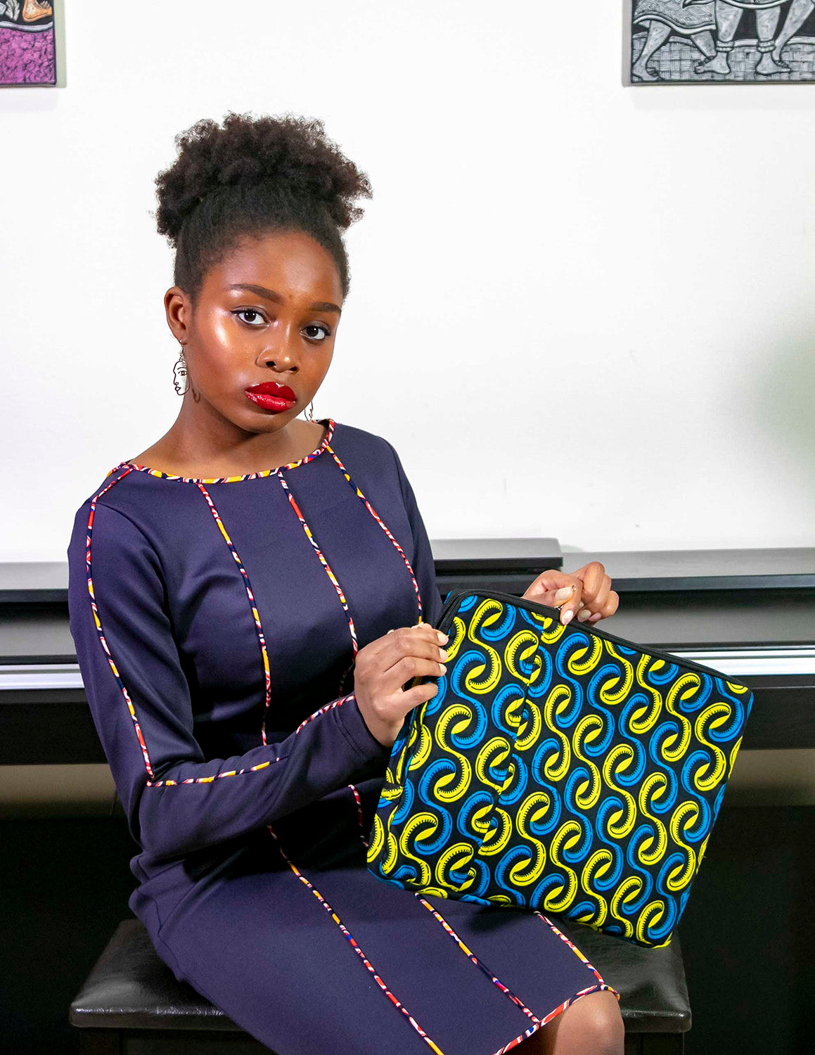 Bambie™ African Print Laptop Bag