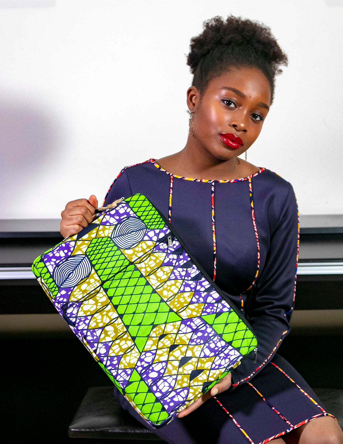 Bambie™ African Print Laptop Bag